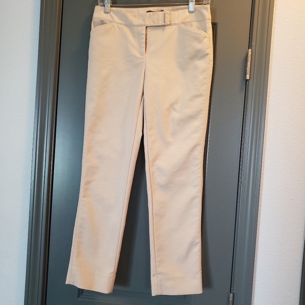 WHBM Cream Dress Pants